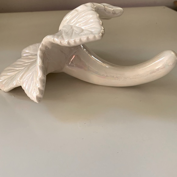 ❤️ Vintage Ceramic Lusterware Epergne Stem Vase - Picture 5 of 10